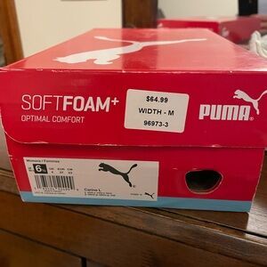Puma Red and White SoftFoam+ Sneakers Box